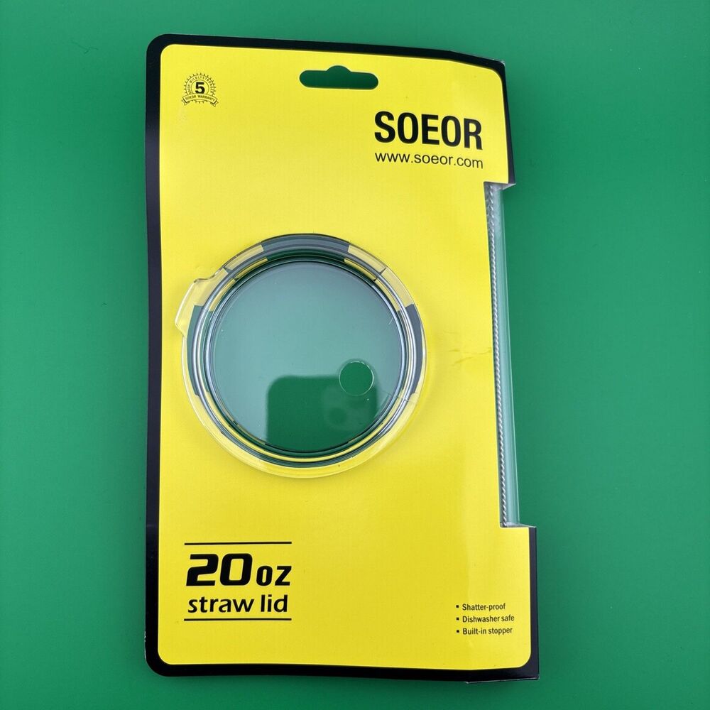 Soeor 20oz Straw Lid Replacement Brush Included NEW